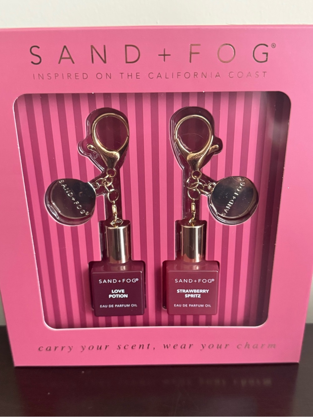 Pink Love Potion & Strawberry Spritz keychain oils